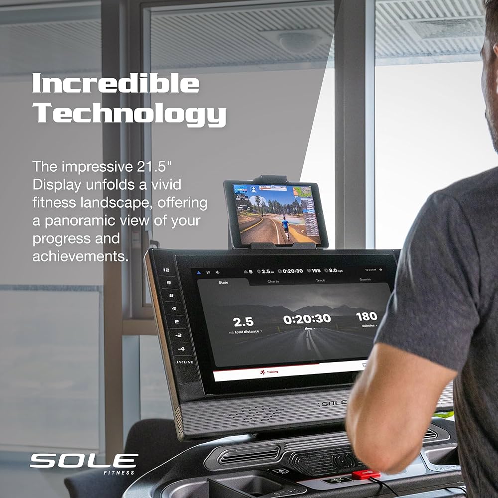 Sole F89 Premium Smart Treadmill | 21.5” Touchscreen & Incline Decline