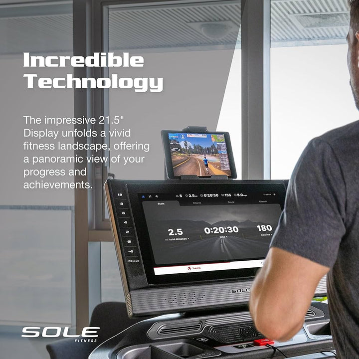 Sole F89 Premium Smart Treadmill | 21.5” Touchscreen & Incline Decline