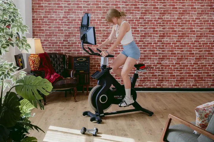 Sole SB1200 Training Cycle Spin Bike Entertainment