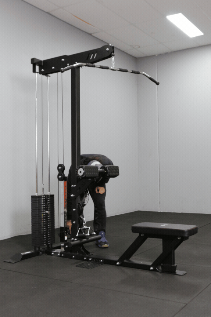 BodyIron® Commercial Lat Pull Down + FUNCTIONAL TRAINER FTB90 Combo