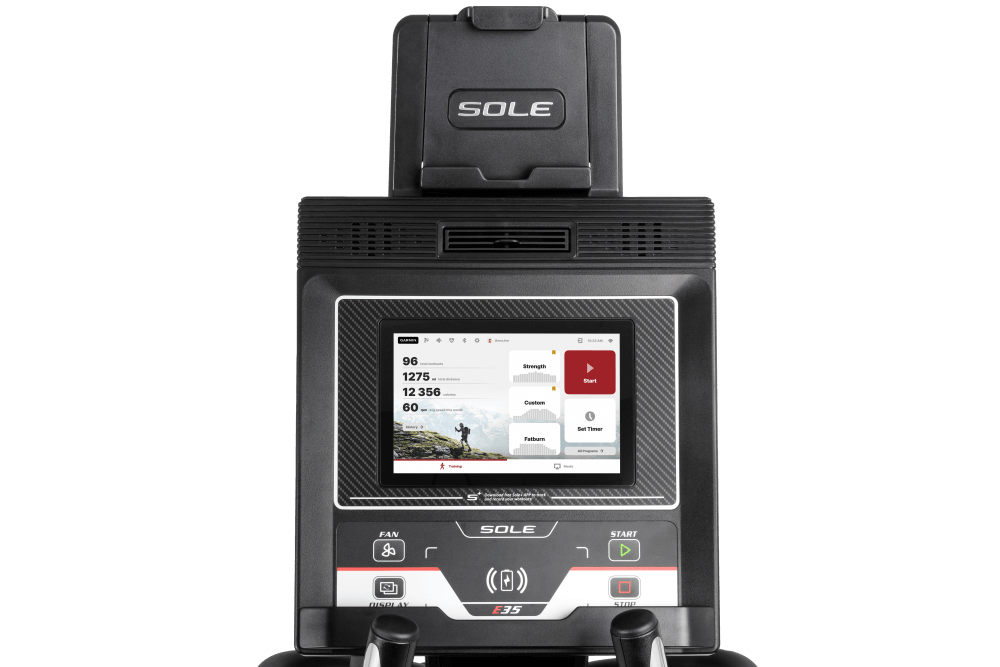 Sole E35 Elliptical Cross Trainer Entertainment