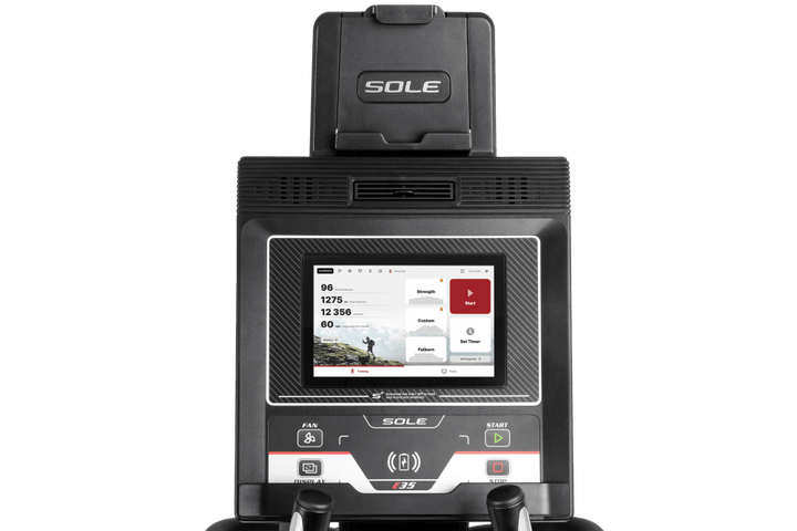 Sole E35 Elliptical Cross Trainer Entertainment