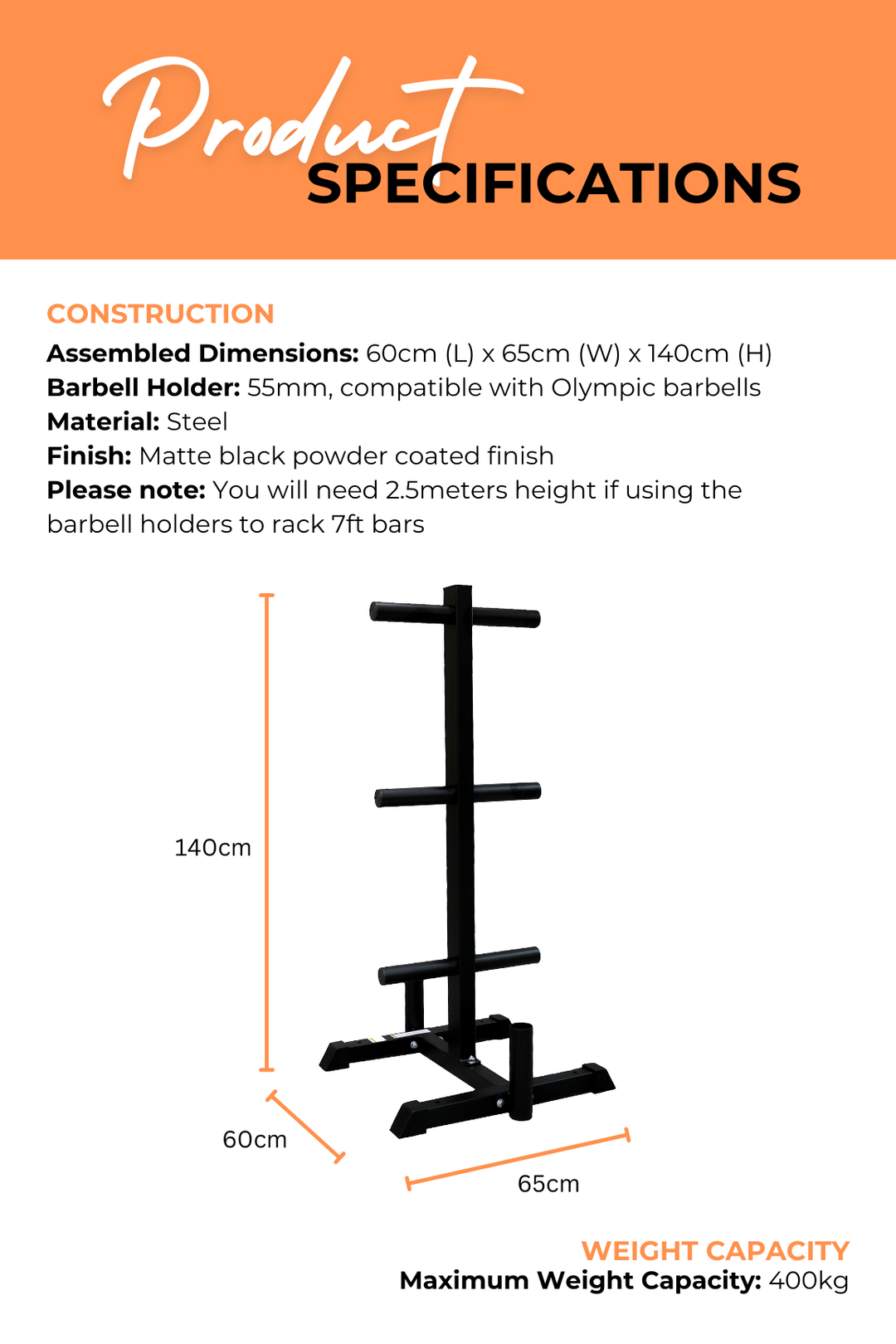 Body Iron Bumper Plate Tree