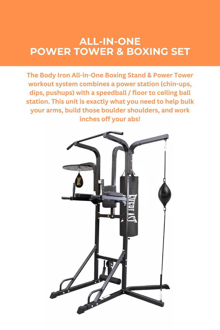 All-in-One Power Tower & Boxing Set