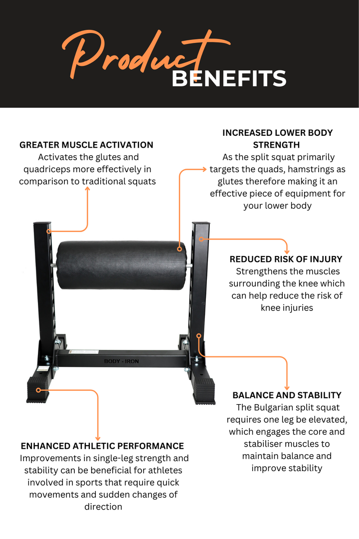 Body Iron Bulgarian Split Squat