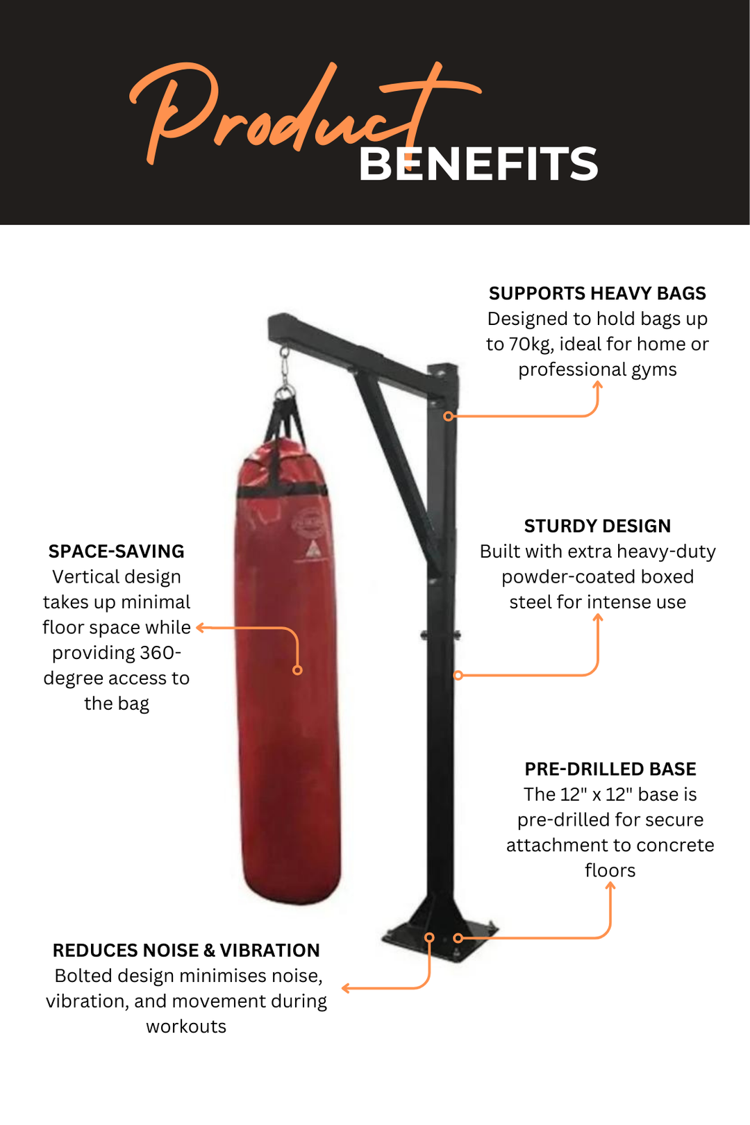 Body Iron Commercial Boxing Frame