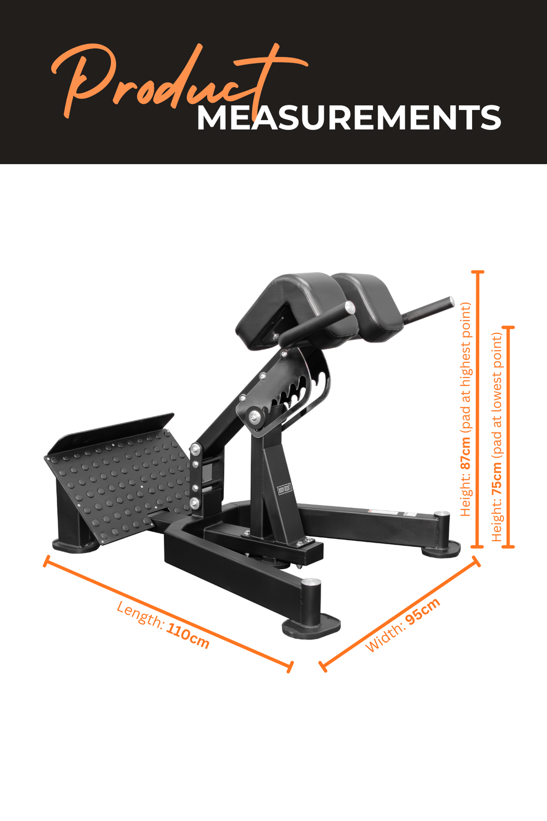 BodyIron® Commercial Roman Chair & Hyperextension Bench