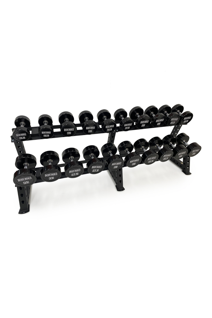 Body Iron 475kg Commercial Club CPU Dumbbell Set with Optional Rack