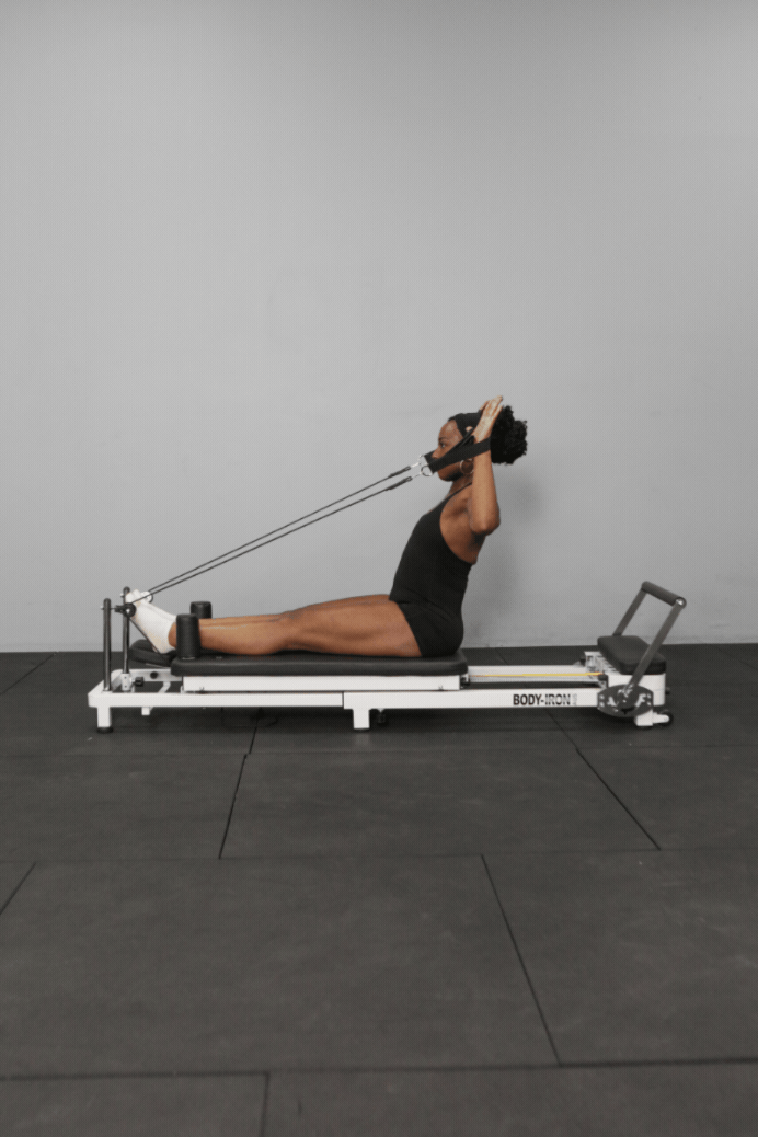 BodyIron Pilates Compact Pilates Reformer Iron Frame