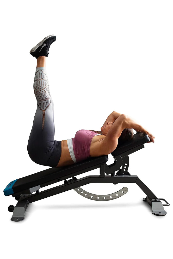 BodyIron® MPX100 Squat Rack Package with ProForm Bench, Adjustable Dumbbells & 120kg Olympic Weight Set