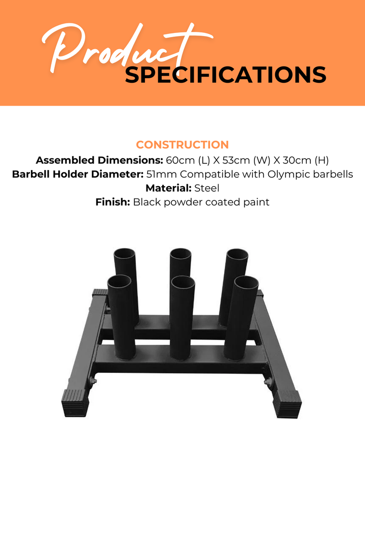 Body Iron Vertical Barbell Rack