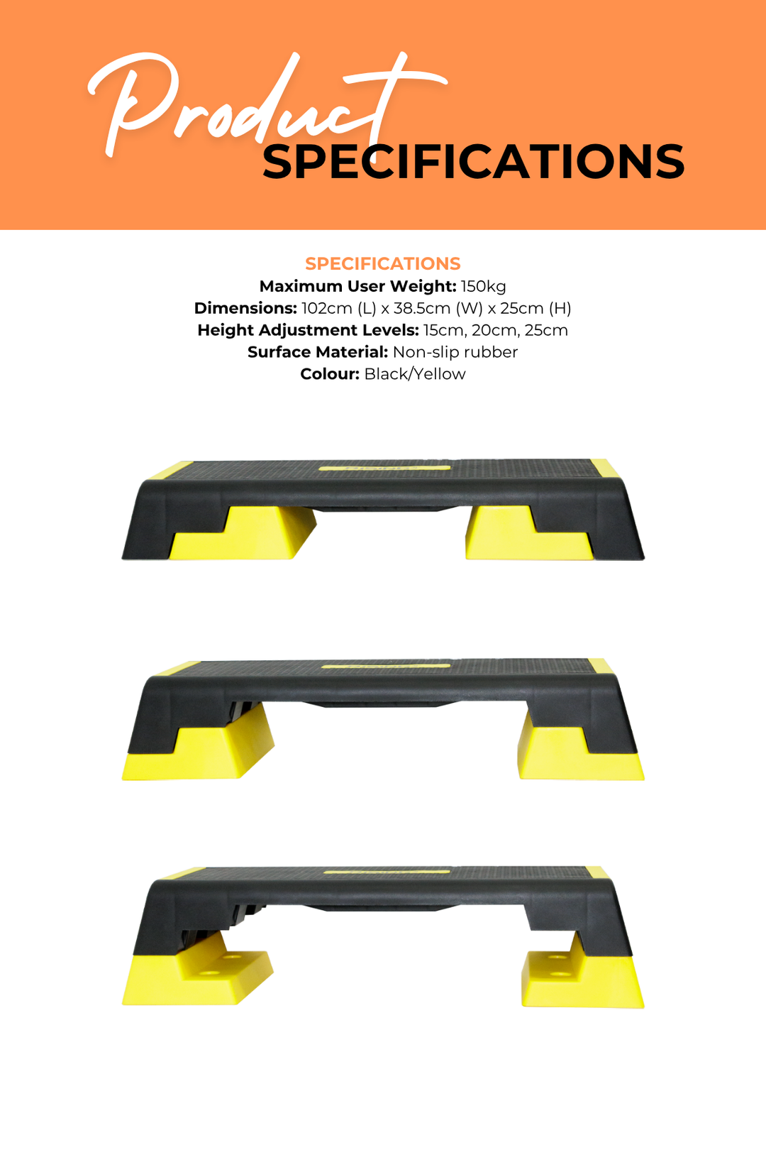 Body Iron Rising Pro Commercial Aerobic Step