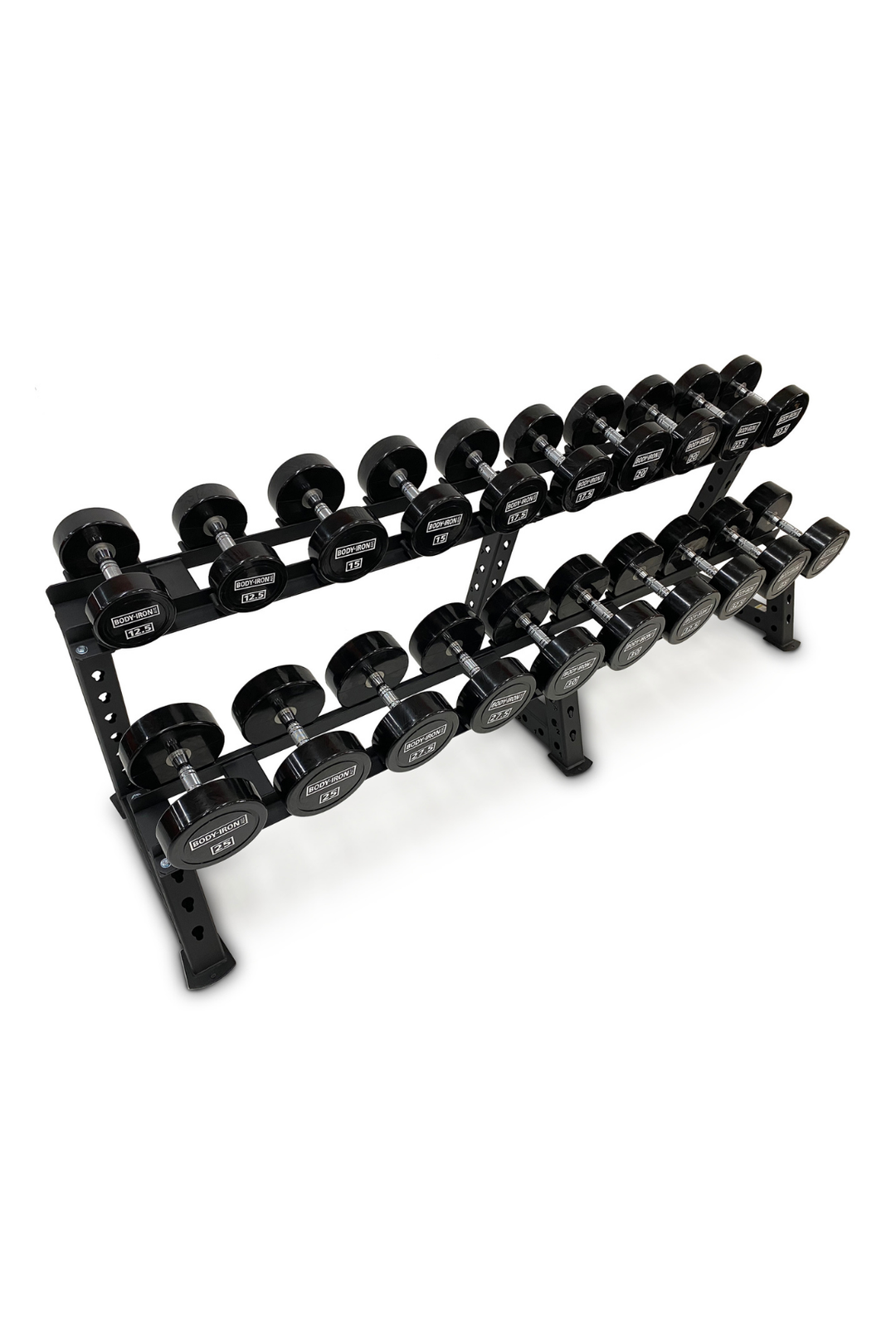 Body Iron 475kg Commercial Club CPU Dumbbell Set with Optional Rack