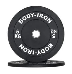 Body Iron 5kg Pro Bumper Plate Black Pair