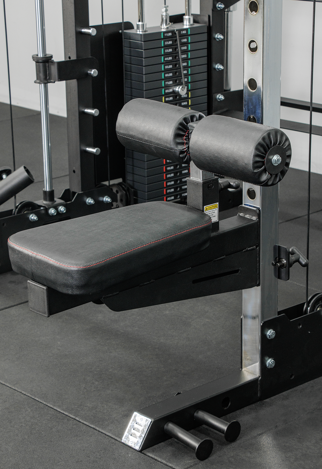 Lat Attachment Weight Bench Set With Lat Pulldown Workbench Lat Tower Powertec Home Gym Equipment