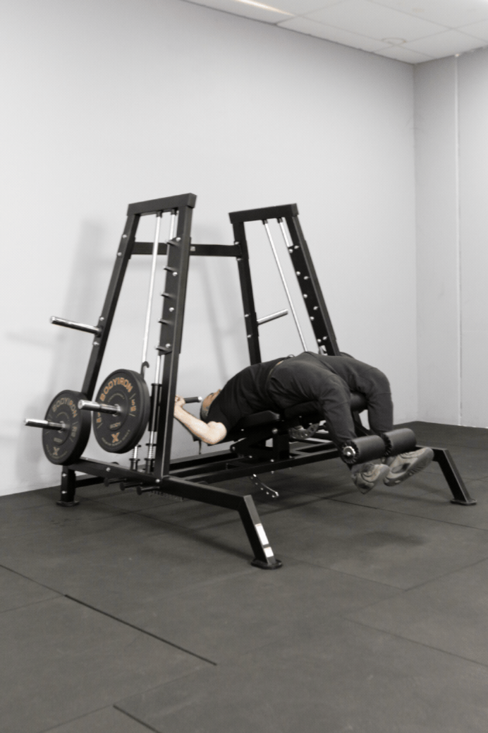 Bodyiron®  Commercial Power Smith Machine Dual System Bench Press