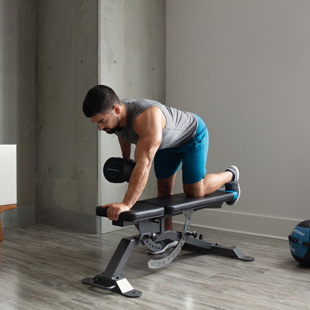 ProForm Adjustable Dumbbells 20kg Pair | 4kg–20kg Adjustable Dumbbell Set
