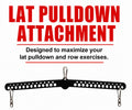 Adjustable Multi-Grip Lat Pulldown Spreader Bar