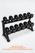 BodyIron® 225kg Commercial Club CPU Dumbbell Set – 12.5kg to 25kg