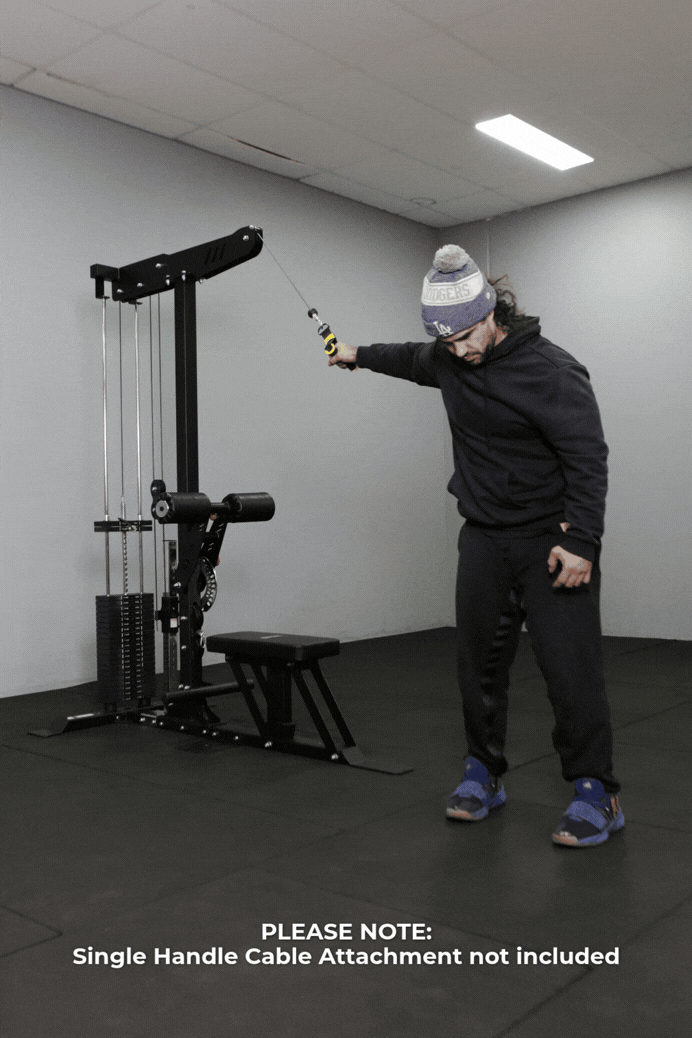 BodyIron® Commercial Lat Pull Down + FUNCTIONAL TRAINER FTB90 Combo