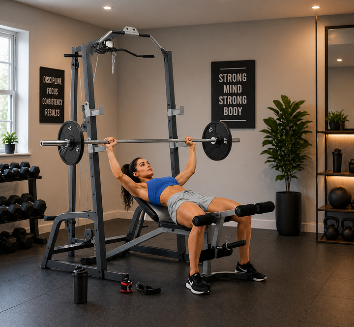 Marcy MPM5108 Deluxe Bench & Rack Combo