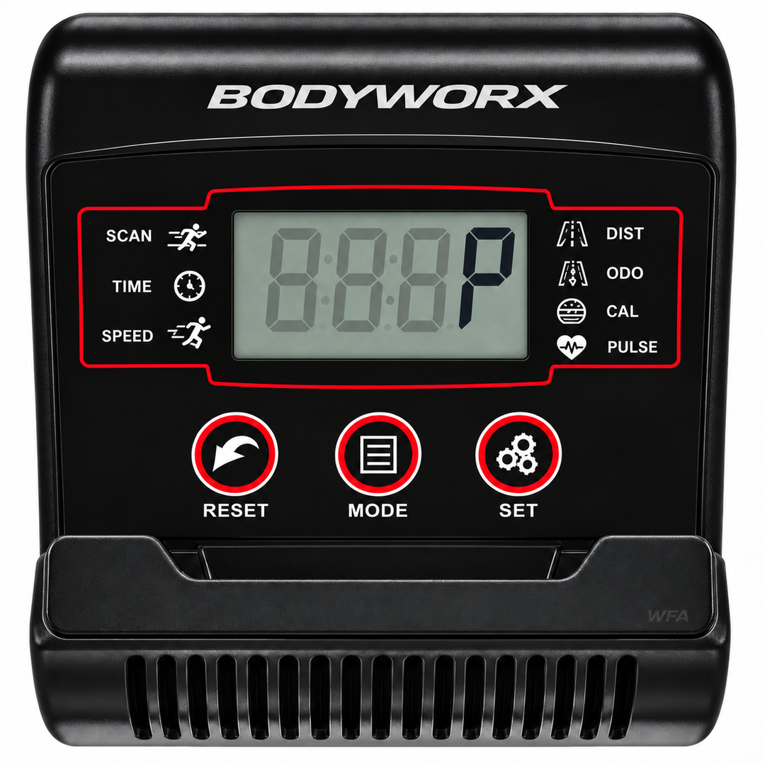 BodyWorx ABX210M Manual Upright Exercise Bike – 8 Level Resistance