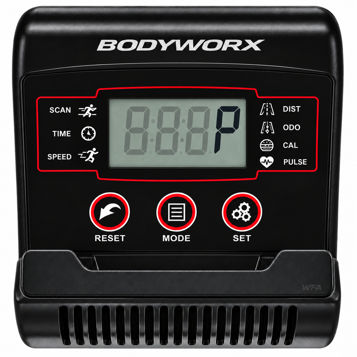 BodyWorx ABX210M Manual Upright Exercise Bike – 8 Level Resistance
