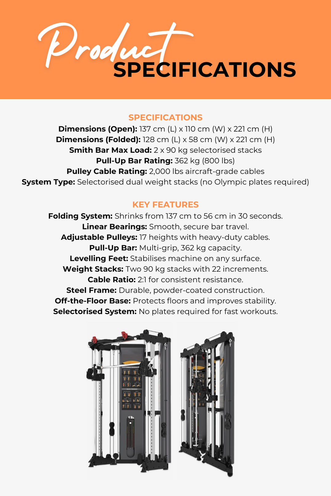 Body Iron Studio S300 Foldable All In One Trainer