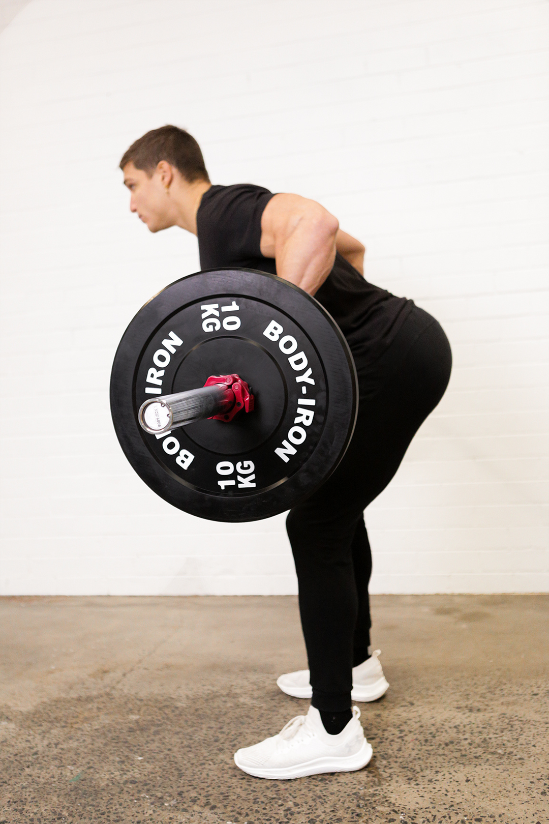 70kg Olympic Barbell & Bumper Plate Set