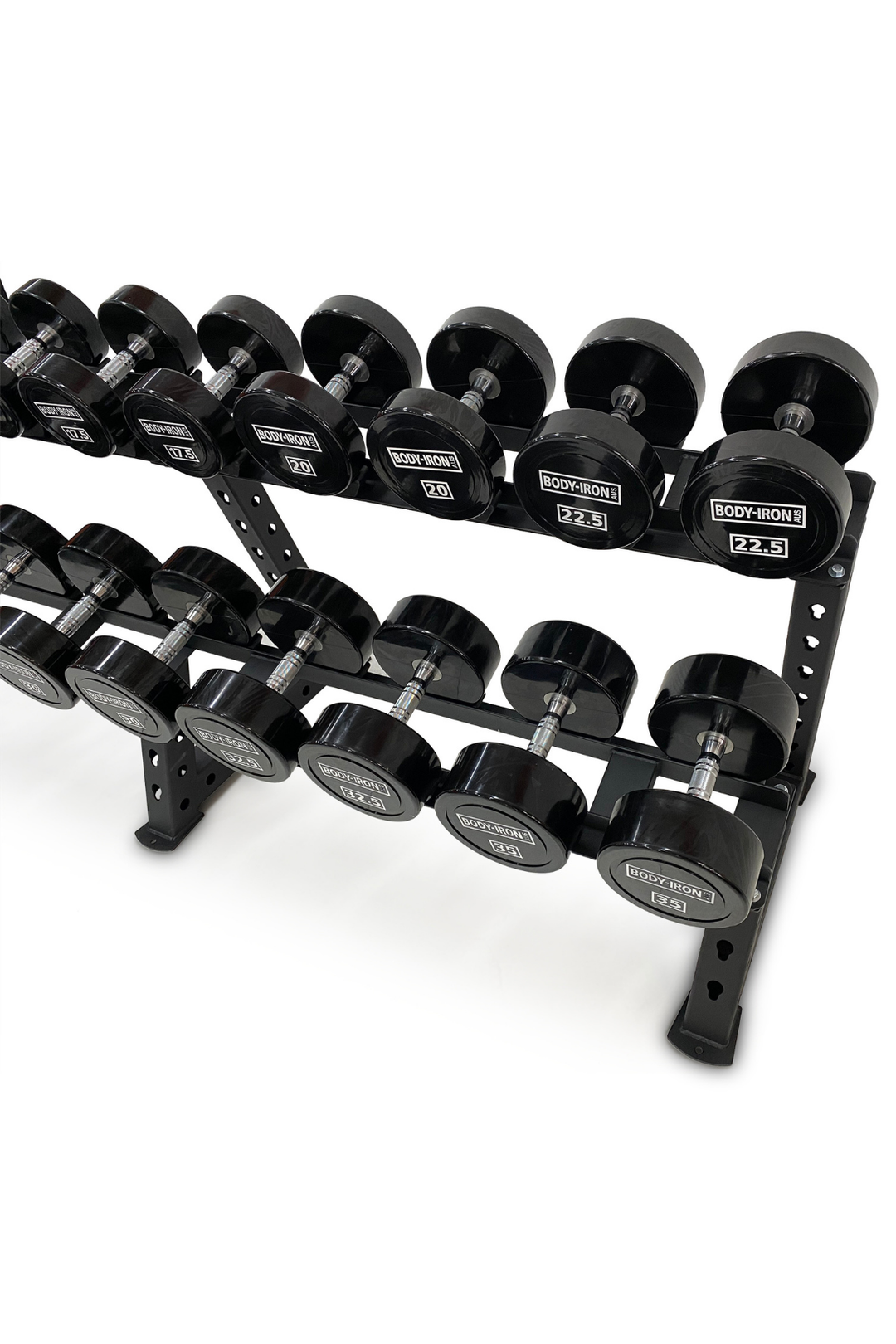 Body Iron 475kg Commercial Club CPU Dumbbell Set with Optional Rack