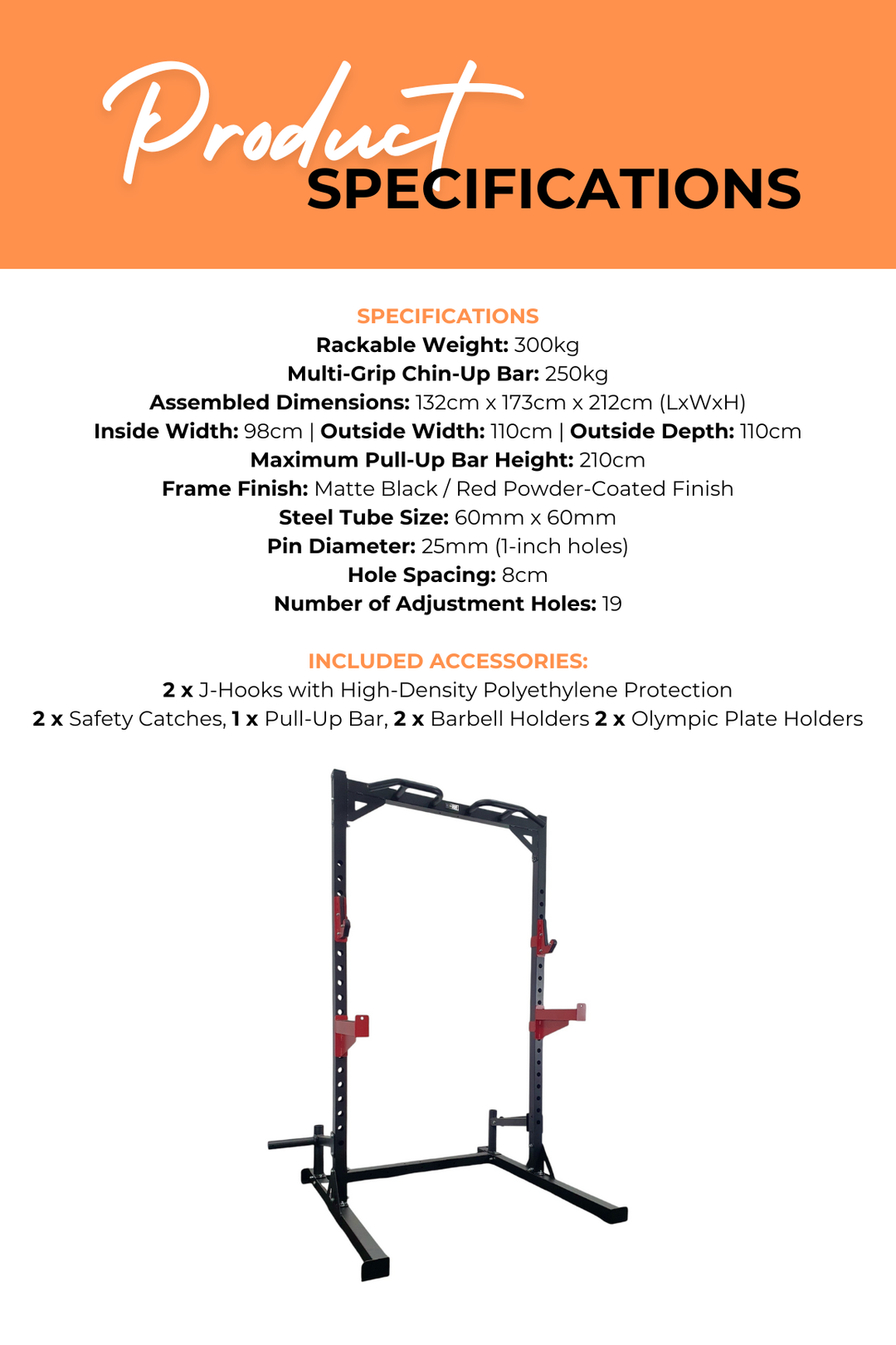 Body Iron Studio HR500 Half Rack