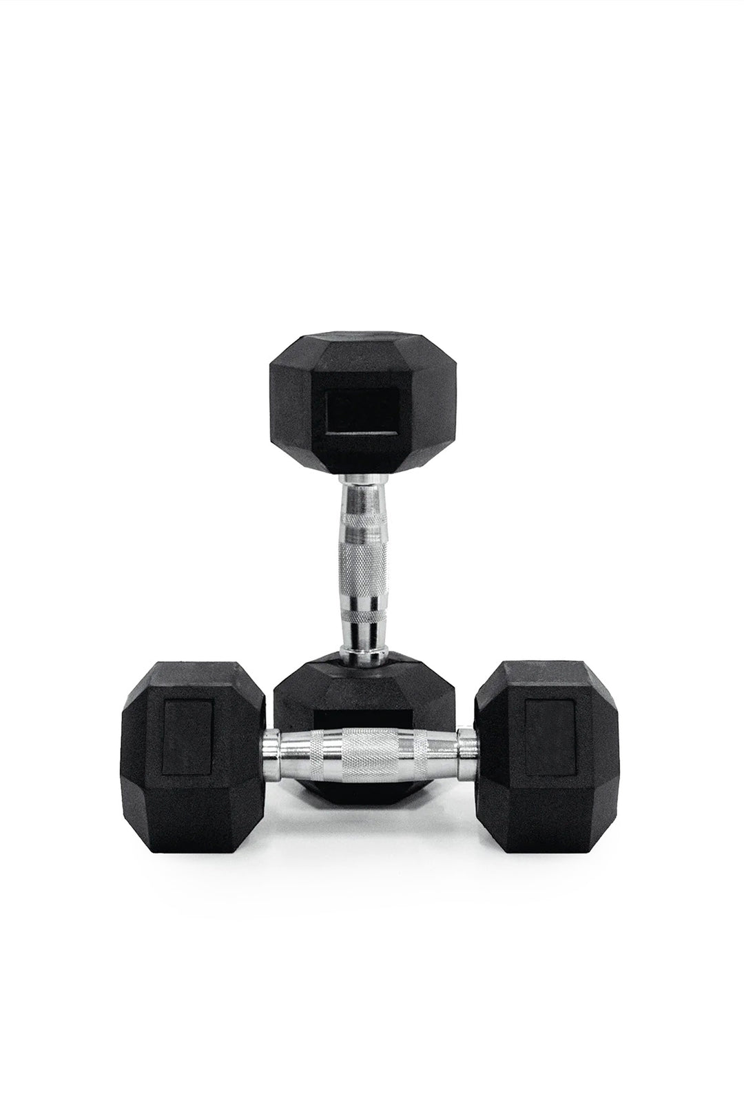4kg Body Iron Commercial Rubber Hex Dumbbell Pair