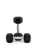 3kg BodyIron® Commercial Rubber Hex Dumbbell Pair