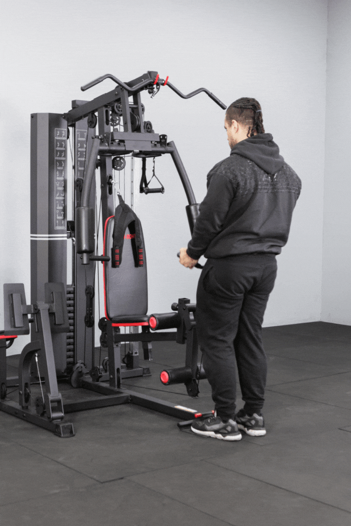 Body Iron Multi Station Home Gym With Leg Press BHG8000