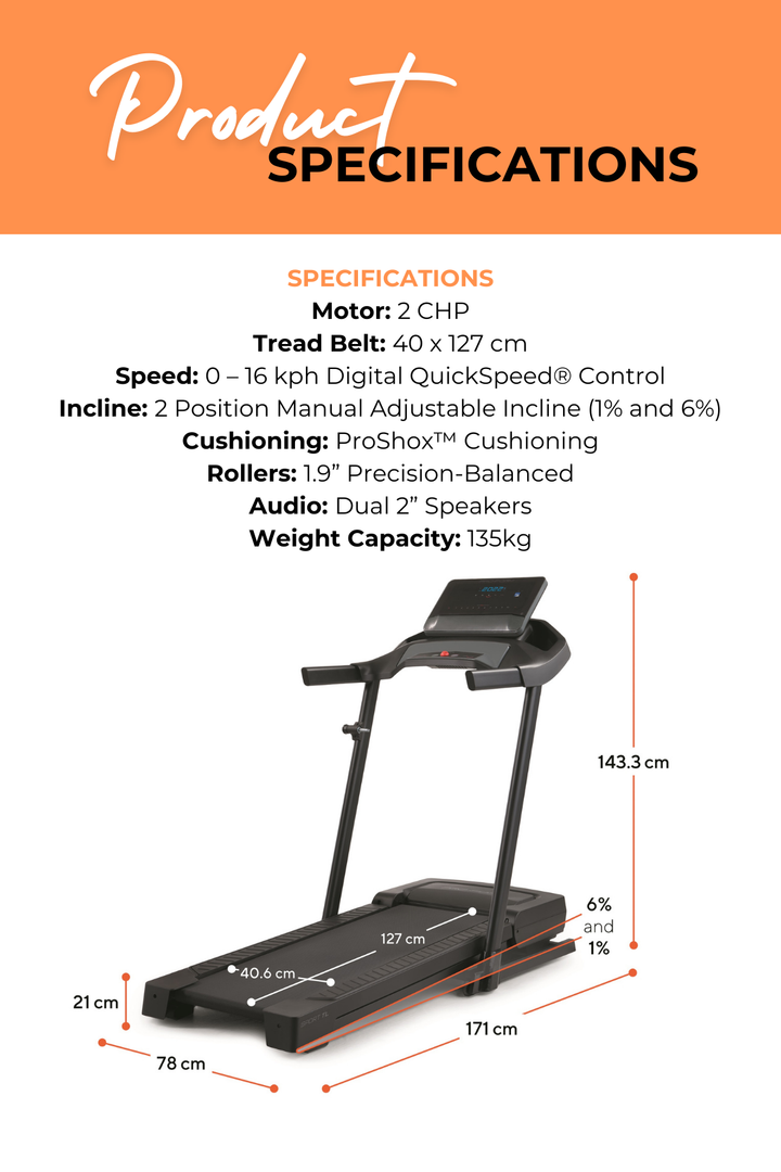 ProForm Complete Home Gym Package – Sport TL Treadmill + Carbon Bench + 40kg Adjustable Dumbbells