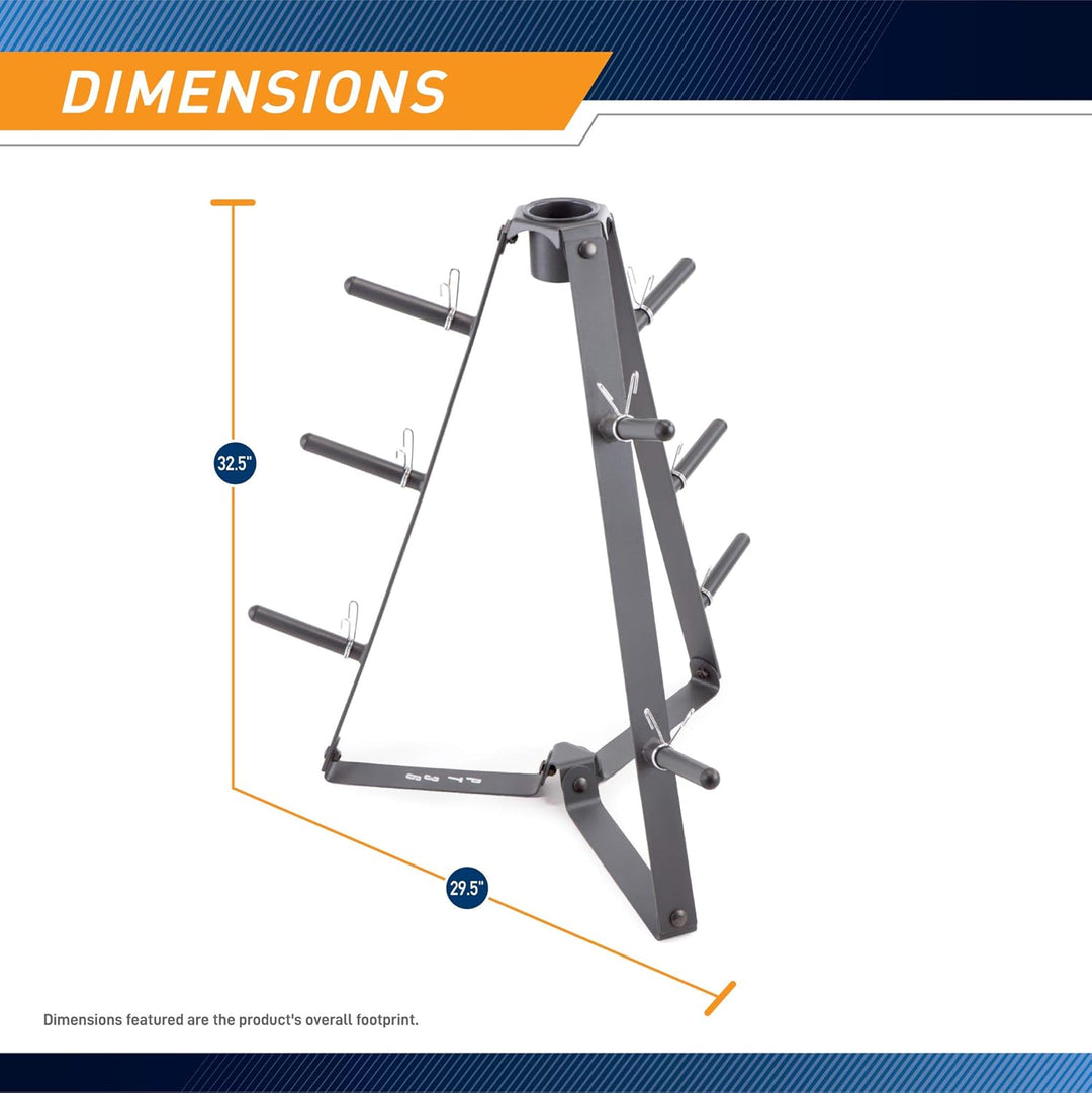 Marcy Standard Size Weight Plates Storage Rack