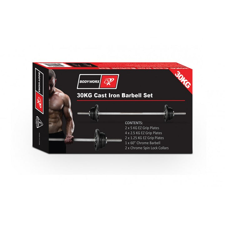 30kg Barbell Set – Complete Home Gym Strength Training Kit