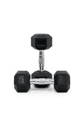 7kg BodyIron® Commercial Rubber Hex Dumbbell Pair