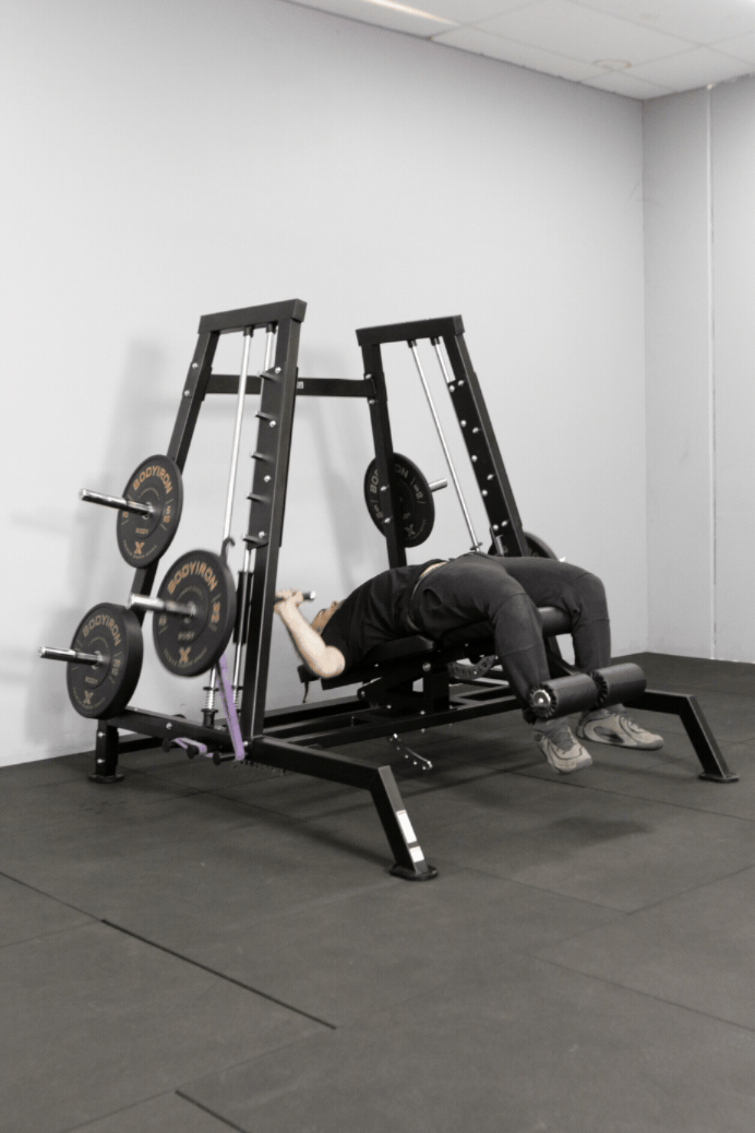 Bodyiron®  Commercial Power Smith Machine Dual System Bench Press