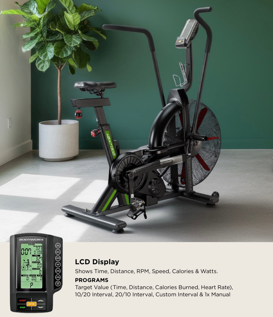 BODYWORX ABX7002 DUAL ACTION AIR BIKE