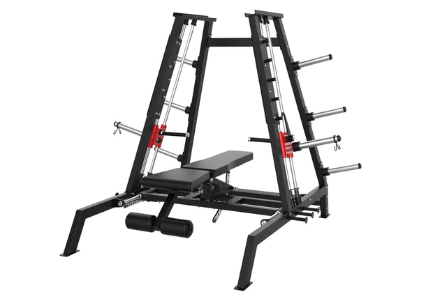 Commercial Power Smith Machine Dual System Bench Press (PICK UP ONLY MELBOURNE) PRE-INSTALLED