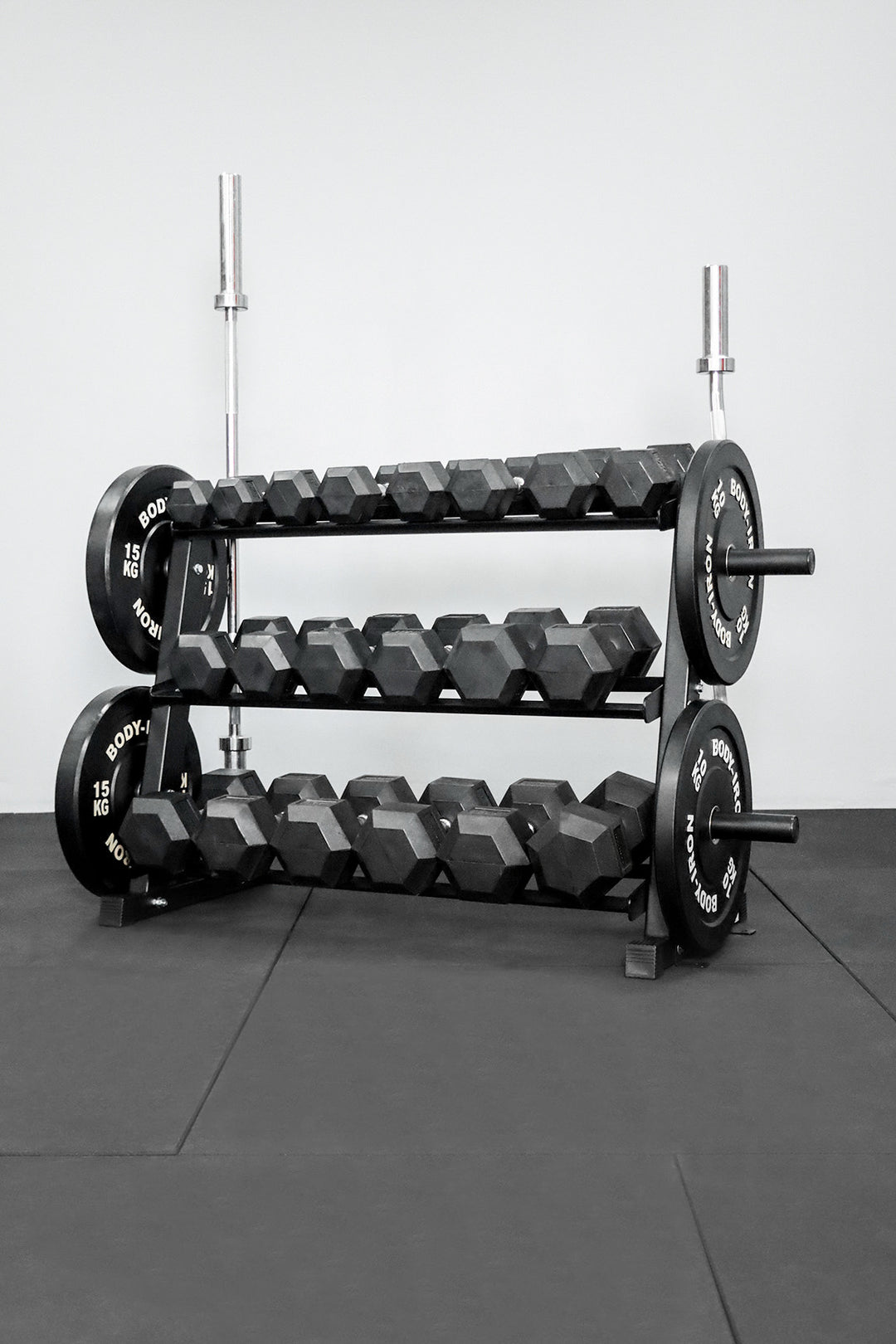 Built Inweight Rach Storage Weight Storage Rack | BodyIron Commercial – World Fitness