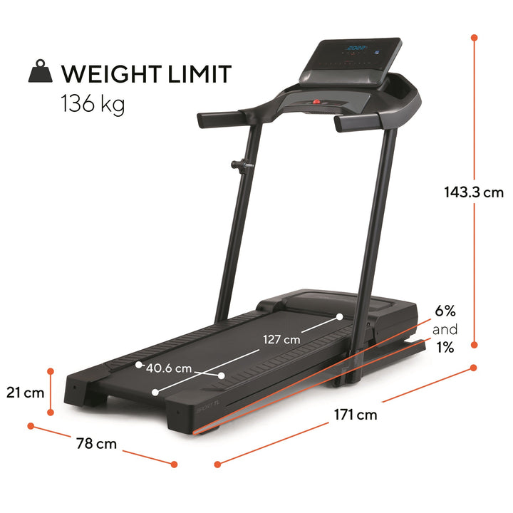 ProForm Complete Home Gym Package – Sport TL Treadmill + Carbon Bench + 40kg Adjustable Dumbbells