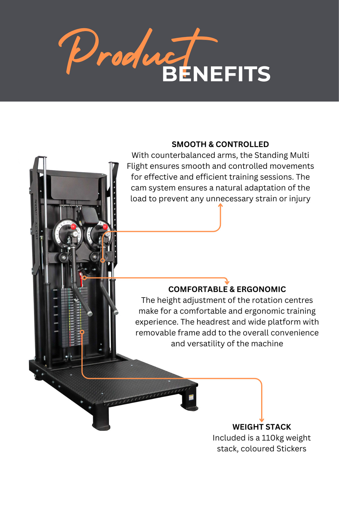 Body Iron Commercial Pro Standing Multi Flight