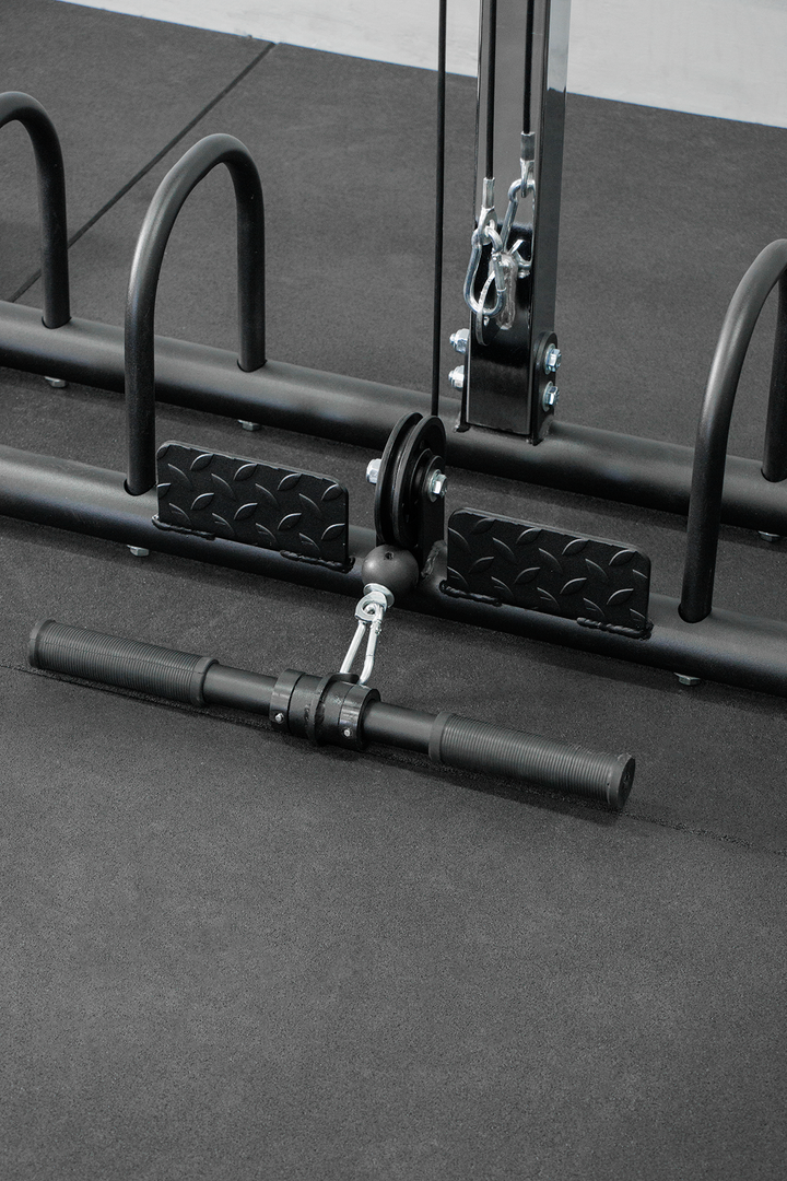 Body Iron SRL995 Squat Rack with Lat Pulldown & Seated Row