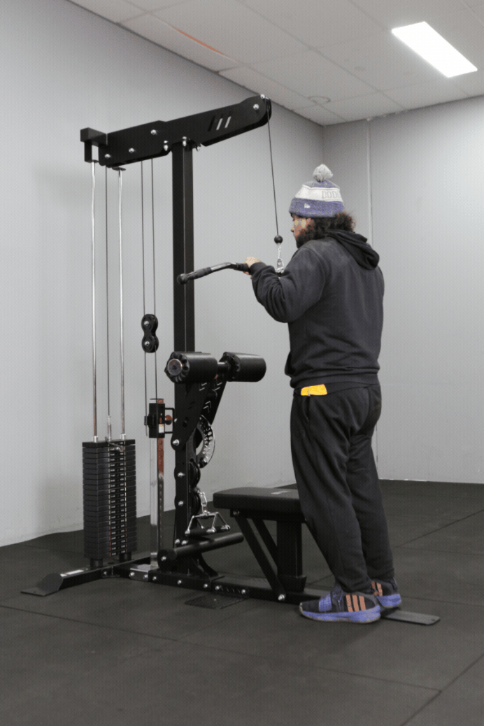 BodyIron® Commercial Lat Pull Down + FUNCTIONAL TRAINER FTB90 Combo