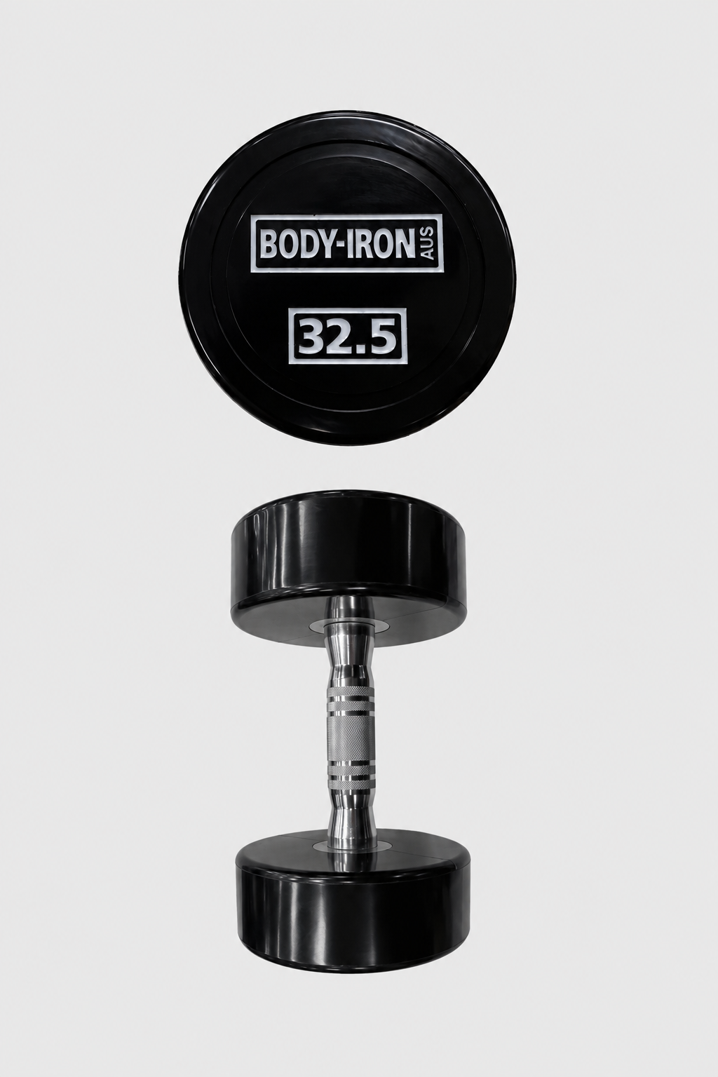 BodyIron® 135kg Commercial Club CPU Dumbbell Set – 32.5kg & 35kg Pairs