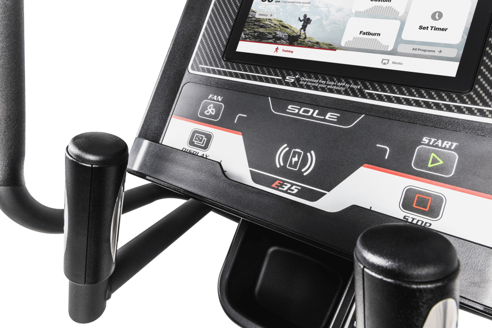 Sole E35 Elliptical Cross Trainer Entertainment