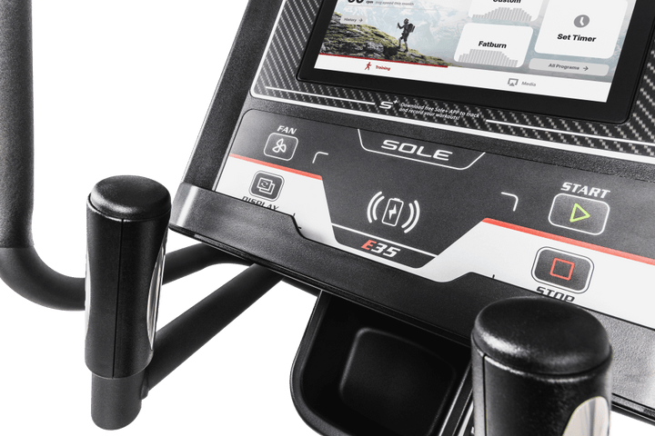 Sole E35 Elliptical Cross Trainer Entertainment