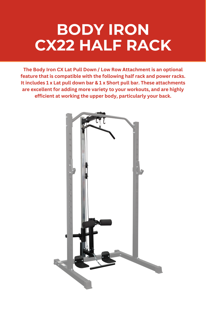 Body Iron CX Lat Pull Down / Low Row Attachment